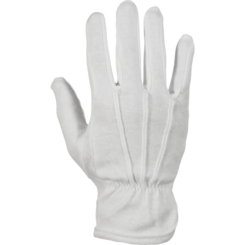 Classic Inspectors Parade Gloves, Cotton/Nylon, Unhemmed Cuff, 10/X-Large Fastek