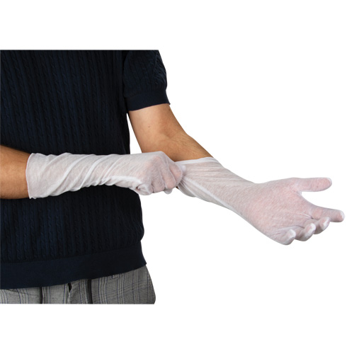 Lightweight Inspection Gloves, Poly/Cotton, Hemmed Cuff, Men's Fastek