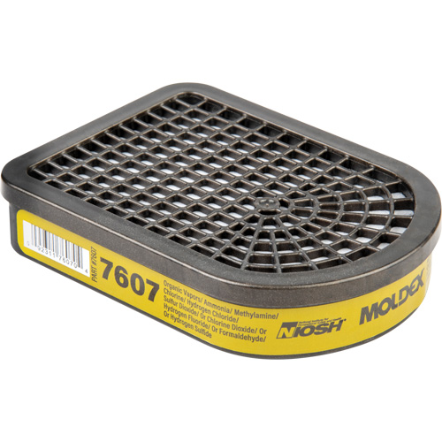 Semi-Rectangular Respirator Cartridge, Gas/Vapour Cartridge, Multi-Gas/Vapour Fastek