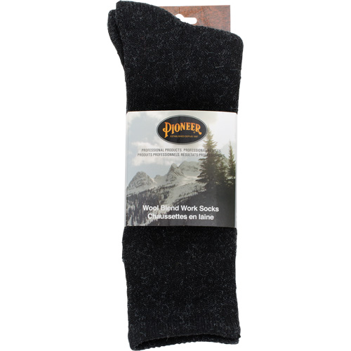 124B Thermal Socks, Unisex, One Size, Black, Wool Blend Fastek