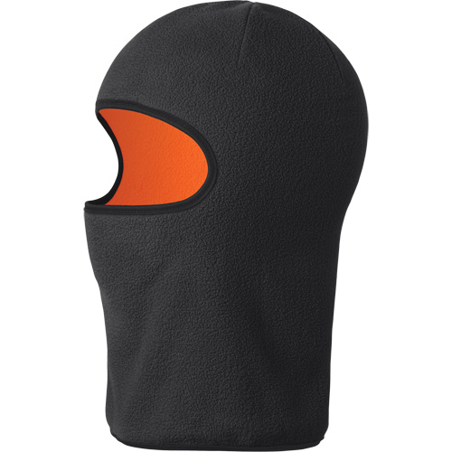 5502 Cagoule &agrave; 1 trou r&eacute;versible, Micro laine, Noir/Orange haute visibilit&eacute; Fastek