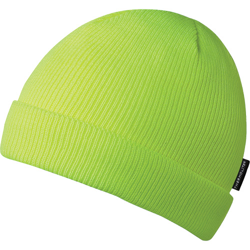 5567A Toque, Acrylic Lining, One Size, High-Visibility Lime-Yellow Fastek