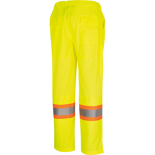 5999PW Women's  Traffic Safety Pants, Polyester, X-Small, High Visibility Lime-Yellow Fastek