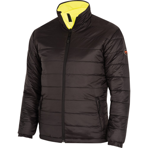 5771 Manteau de s&eacute;curit&eacute; imperm&eacute;able r&eacute;versible, Polyester/Polyur&eacute;thane, Jaune lime haute visibilit&eacute;, Petit Fastek