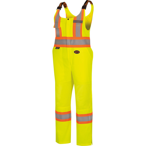 6000W Combinaison de s&eacute;curit&eacute; routi&egrave;re haute visibilit&eacute; pour femmes, Polyester, T-petit, Jaune lime haute visibilit&eacute; Fastek