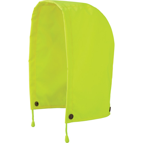 5401H Capuchon pour manteau de s&eacute;curit&eacute; imperm&eacute;able haute visibilit&eacute; ind&eacute;chirable en 300D trilob&eacute;, Jaune lime haute visibilit&eacute;, Polyester Fastek