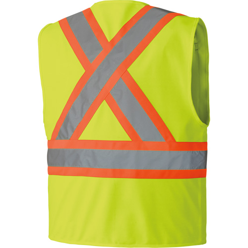 6689 Veste haute visibilit&eacute;, Jaune lime haute visibilit&eacute;, 4T-Grand, Polyester Fastek