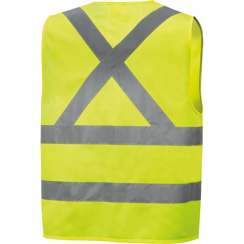 6886 Veste de s&eacute;curit&eacute; haute visibilit&eacute; en tricot chaîne, Jaune lime haute visibilit&eacute;, Petit, Polyester Fastek