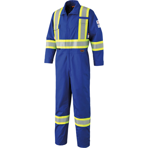 7704T FR-Tech&reg; Arc-Rated Coverall, Size 40 (Tall), Royal Blue, 10 cal/cm² Fastek