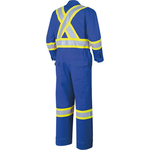 7704T FR-Tech&reg; Arc-Rated Coverall, Size 40 (Tall), Royal Blue, 10 cal/cm² Fastek