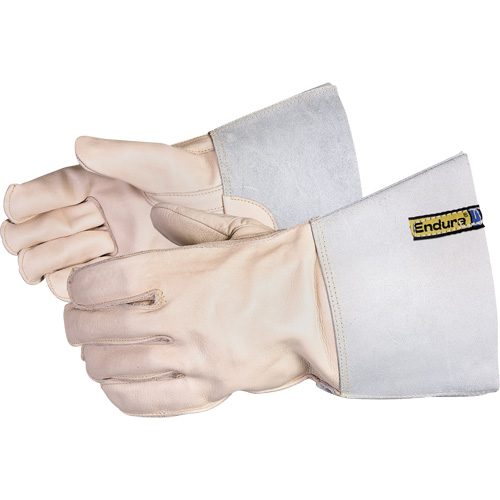 Welder's Gloves with Kevlar&reg; Sewn Out-Seams, Split Cowhide, Size 7 Fastek
