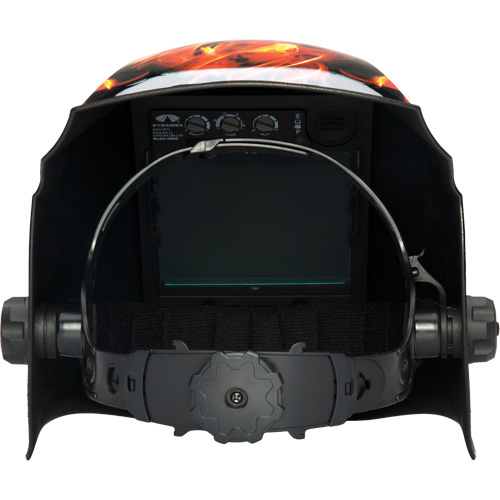Casque de soudeur autonoircissant Leadhead, 3,8" lo x 3,4" la Champ de vision, Teinte 9 - 13 Fastek
