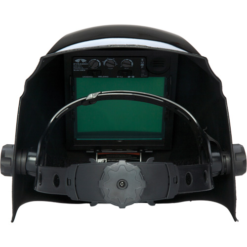 Casque de soudeur autonoircissant Leadhead, 3,8" lo x 3,4" la Champ de vision, Teinte 9 - 13, Noir Fastek
