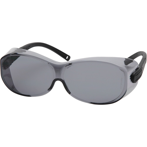 OTS&reg; XL Safety Glasses, Grey Lens, Anti-Scratch, ANSI Z87+/Meets/Exceeds CSA Z94.3 Fastek