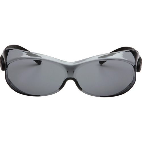 OTS&reg; XL Safety Glasses, Grey Lens, Anti-Scratch, ANSI Z87+/Meets/Exceeds CSA Z94.3 Fastek