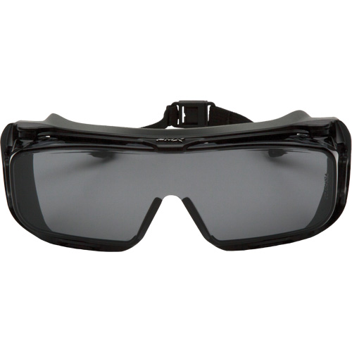 Cappture Safety Glasses, Grey Lens, Anti-Fog, ANSI Z87+/Meets/Exceeds CSA Z94.3 Fastek