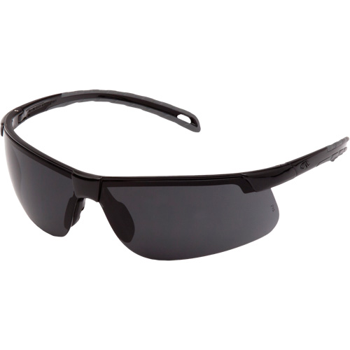 Ever-Lite&reg; Safety Glasses, Dark Grey Lens, ANSI Z87+/Meets/Exceeds CSA Z94.3 Fastek