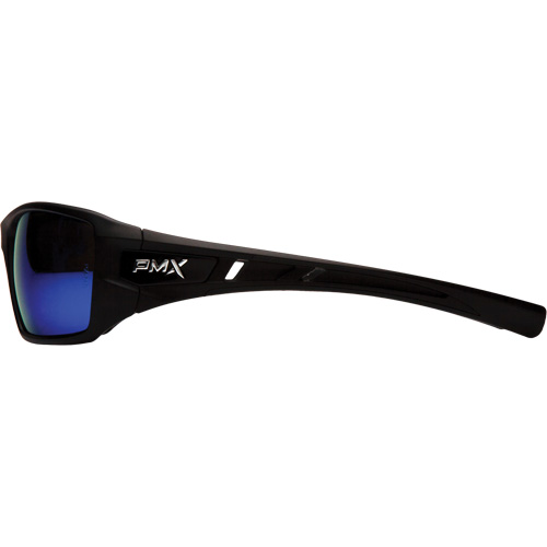 Velar Safety Glasses, Blue Mirror Lens, ANSI Z87+/Meets/Exceeds CSA Z94.3 Fastek