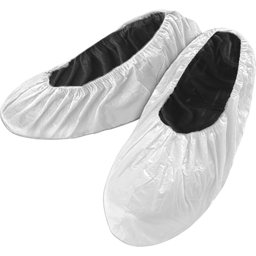 CoverMe XP Shoe Covers, Large, Polypropylene, White Fastek