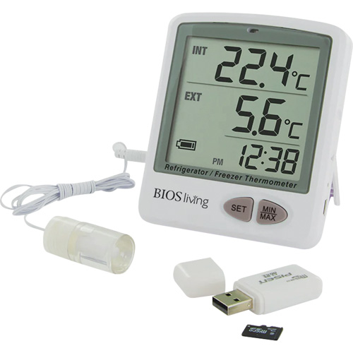 Living Vaccine Data Logger, - 50 °C to +70 °C (- 58 °F to +158 °F) Fastek