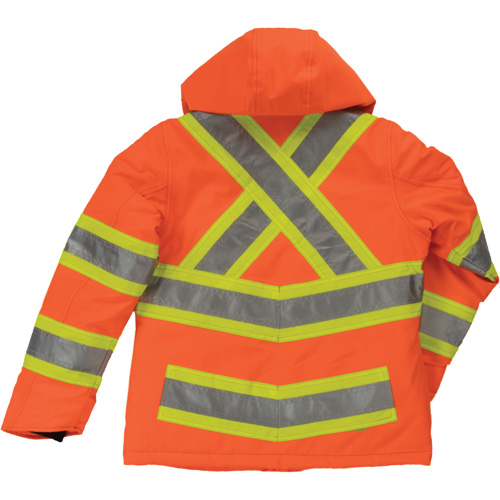 Manteau de s&eacute;curit&eacute; isolant et extensible pour femmes, Polyester, Orange haute visibilit&eacute;, 2T-Grand Fastek