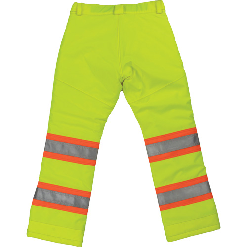 Womens Insulated Flex Safety Pant, Polyester, X-Small, High Visibility Lime-Yellow Fastek