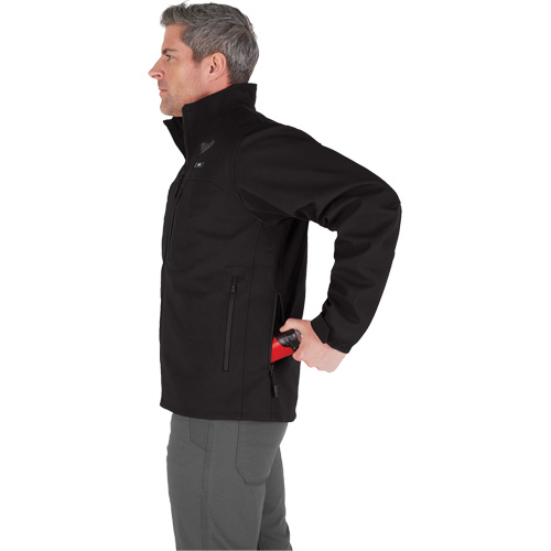 M12 Heated Toughshell Jacket with Battery, Men's, Small, Black Fastek