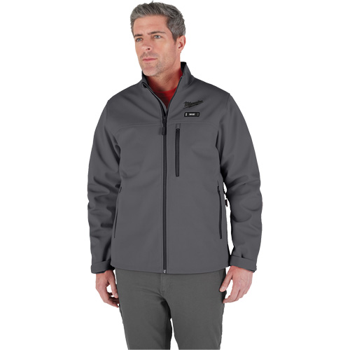 M12 Heated Toughshell Jacket (Jacket Only), Men's, X-Large, Grey Fastek