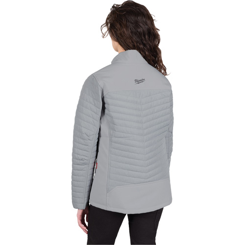 M12 Heated Axis Jacket with Battery, Women's, Small, Grey Fastek