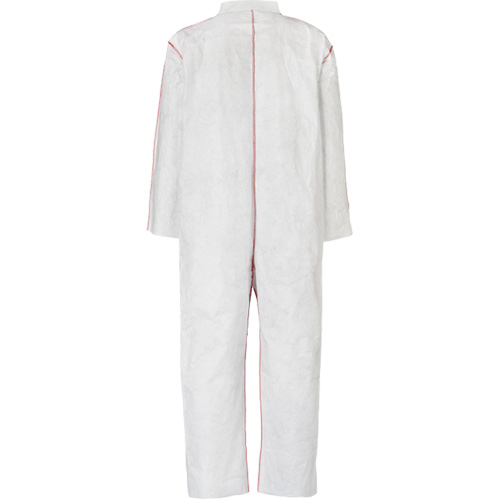 SFR Coveralls with Collar, Medium, White, Tyvek&reg; 400 Fastek