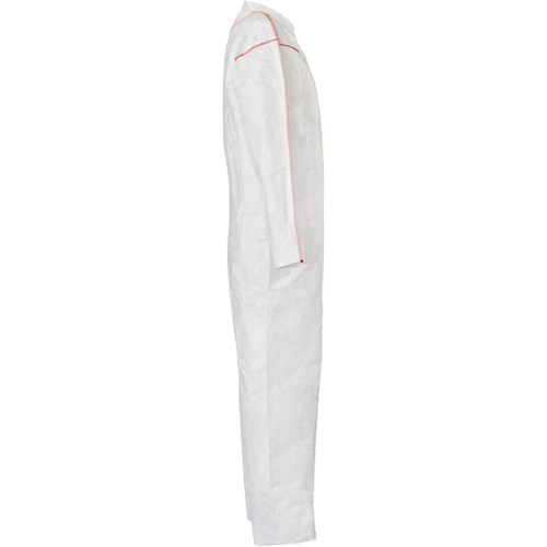 SFR Coveralls with Collar, Medium, White, Tyvek&reg; 400 Fastek