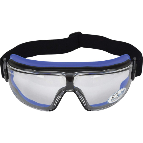 LPX IQuity Safety Goggles, Clear Lens, Anti-Fog/Anti-Scratch Fastek