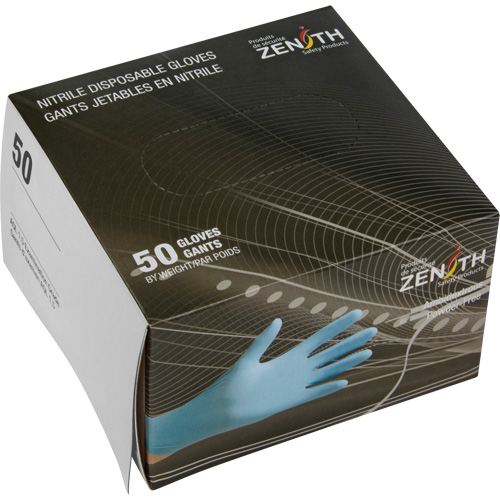 Emballages de gants jetables pour machine distributrice, Petit, Nitrile, 4,5 mils, Sans poudre, Bleu, Classe 2 Fastek
