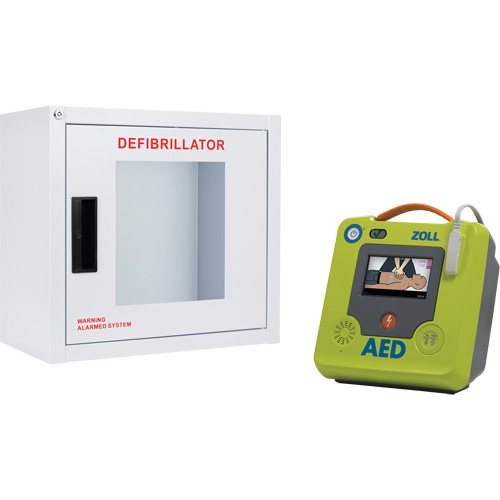 AED 3 AED & Wall Cabinet Kit, Semi-Automatic, English, Class 4 Fastek