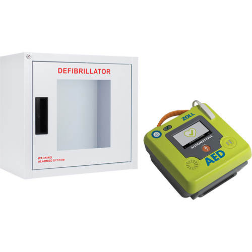 AED 3 AED & Wall Cabinet Kit, Automatic, English, Class 4 Fastek