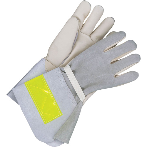 Gants de travail doubl&eacute;s avec poignet de 5", Cuir fleur de vache, Taille 10 Fastek