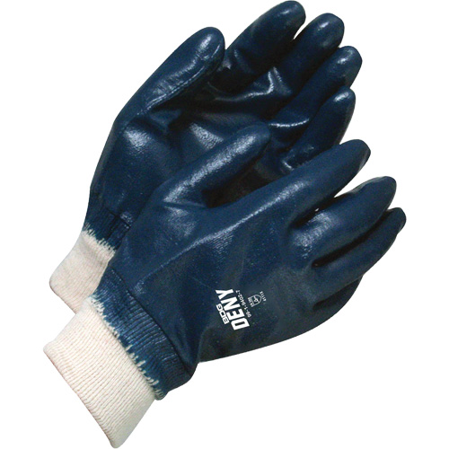 Gants avec poignet en tricot Deny, 7, R&ecirc;vetement Nitrile, Enveloppe en Coton Fastek
