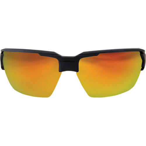 Lunettes de s&eacute;curit&eacute; Pumori, Lentille Rouge/Miroir, Anti-&eacute;gratignures, ANSI Z87+/MCEPS GL-PD 10-12/R&eacute;pond ou surpasse la norme CSA Z94.3 Fastek