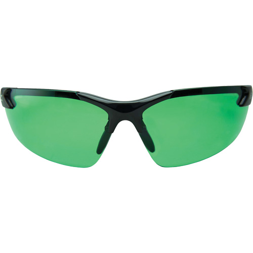 Zorge G2 Safety Glasses, Green Lens, Anti-Scratch, ANSI Z87+/MCEPS GL-PD 10-12/Meets/Exceeds CSA Z94.3 Fastek