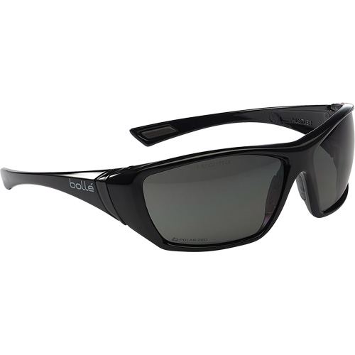 Hustler Hydrophobic Wraparound Safety Glasses, Smoke Lens, Anti-Fog/Anti-Scratch, Meets/Exceeds CSA Z94.3 Fastek