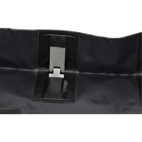 Collapsible Berm, 299 US gal. Capacity, 8' W x 10' L x 6" H, Snap-Up Bracket Fastek