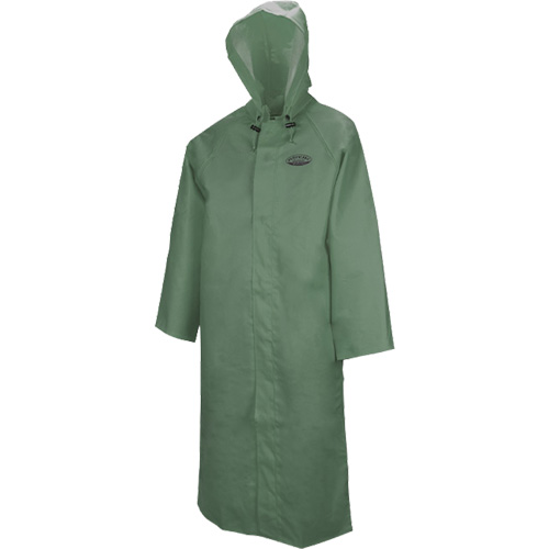 Manteau long avec capuchon d&eacute;tachable Hurricane 851, 3T-Grand, Vert Fastek