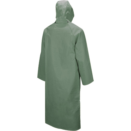 Manteau long avec capuchon d&eacute;tachable Hurricane 851, 3T-Grand, Vert Fastek