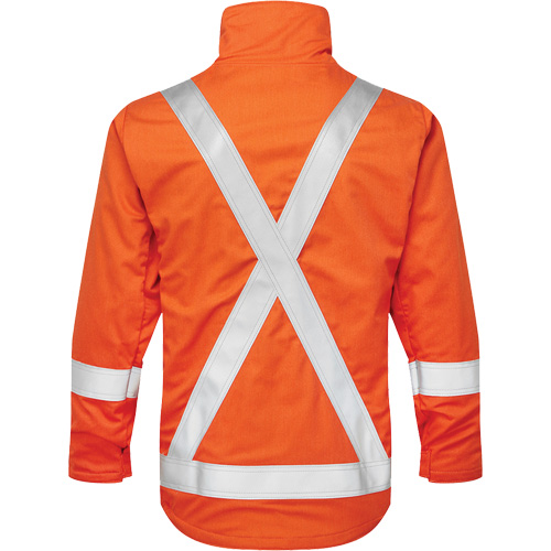 UltraSoft&reg; 7 oz. Skyline Summer Bomber Jacket, 2X-Large, High Visibility Orange Fastek