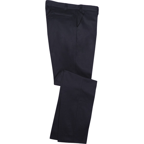 Industrial Work Pants, Cotton, Navy Blue, Size 30, 32 Inseam Fastek