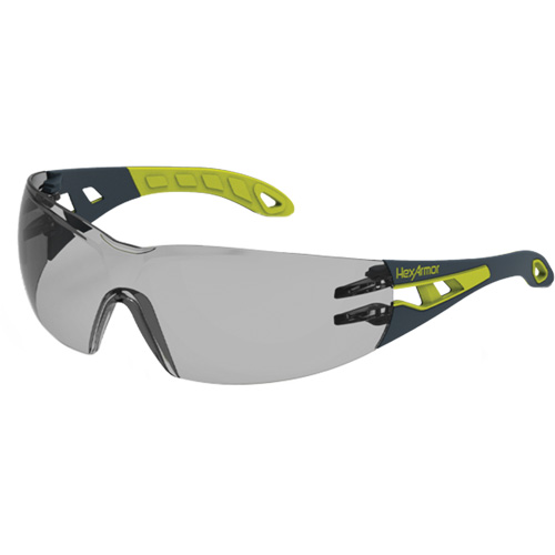 Lunettes de s&eacute;curit&eacute; enveloppantes sans monture MX200, Lentille Gris 23%, Antibu&eacute;e/Anti-&eacute;gratignures, ANSI Z87+/R&eacute;pond ou surpasse la norme CSA Z94.3 Fastek