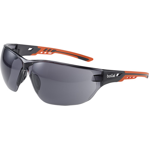 NESS+ Wraparound Safety Glasses, Smoke Lens, Anti-Fog/Anti-Scratch Fastek