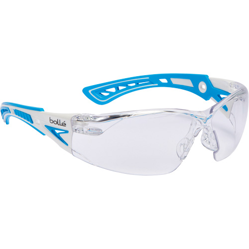 RUSH+ Safety Glasses, Clear Lens, Anti-Fog/Anti-Scratch, ANSI Z87+/Meets/Exceeds CSA Z94.3 Fastek