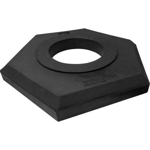 Rubber Channelizer Base, 15 lbs. Fastek