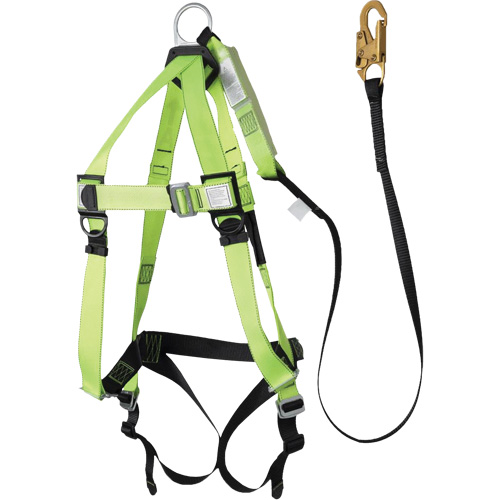 FBH-10000A5440-6 6' Class A Harness & Lanyard with 220 lbs. Capacity, Harness/Lanyard Combo Fastek